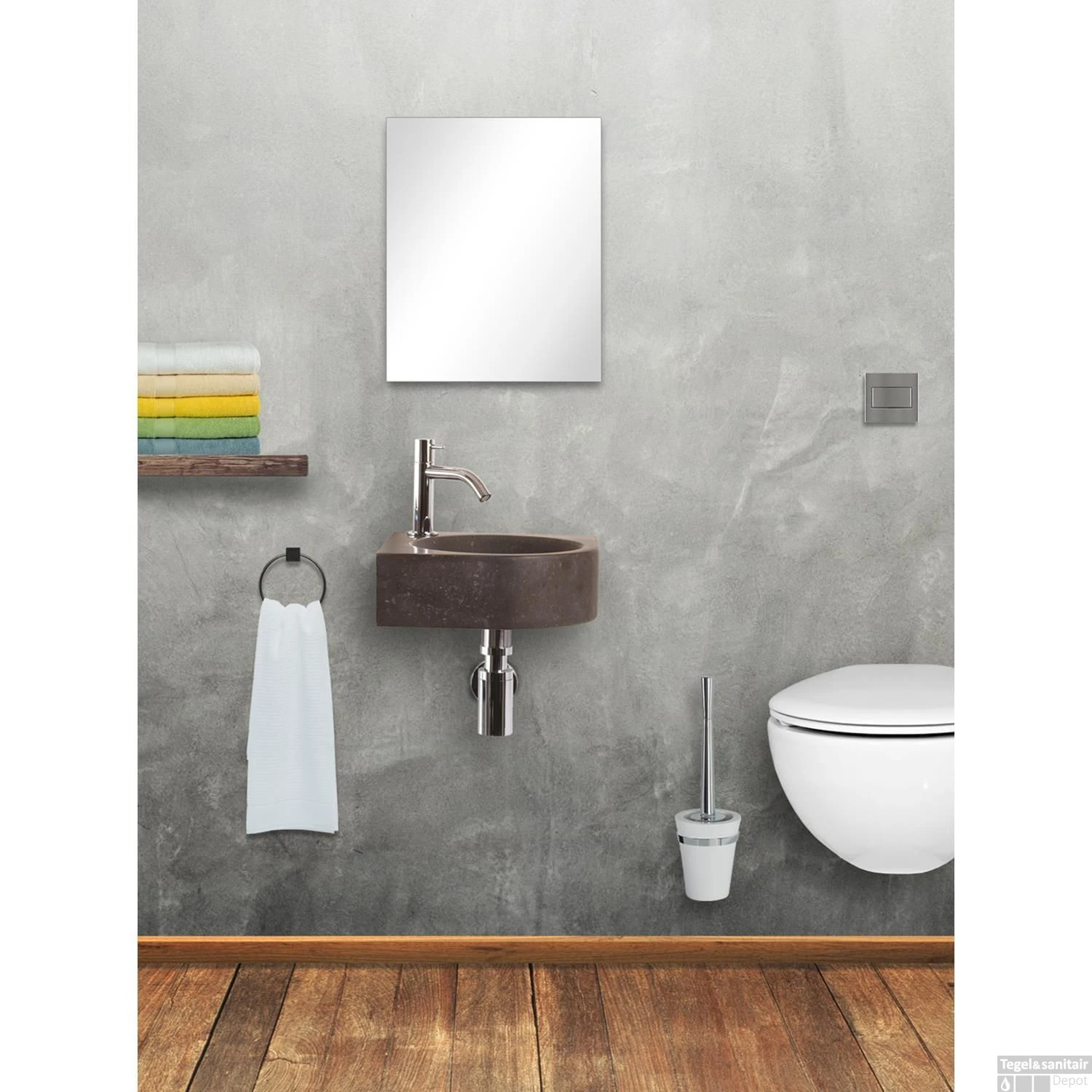 Fonteinset Differnz Cleo 30x30x10 Cm Bluestone Zwart 4 Fonteinset Differnz Cleo 30x30x10 Cm Bluestone Zwart - Afbeelding 2