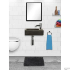 Fonteinset Differnz Patra 40x23x11 Cm Bluestone Zwart 6 Fonteinset Differnz Patra 40x23x11 Cm Bluestone Zwart -Goedkope Stijl Baden Winkel 8710735766905 06