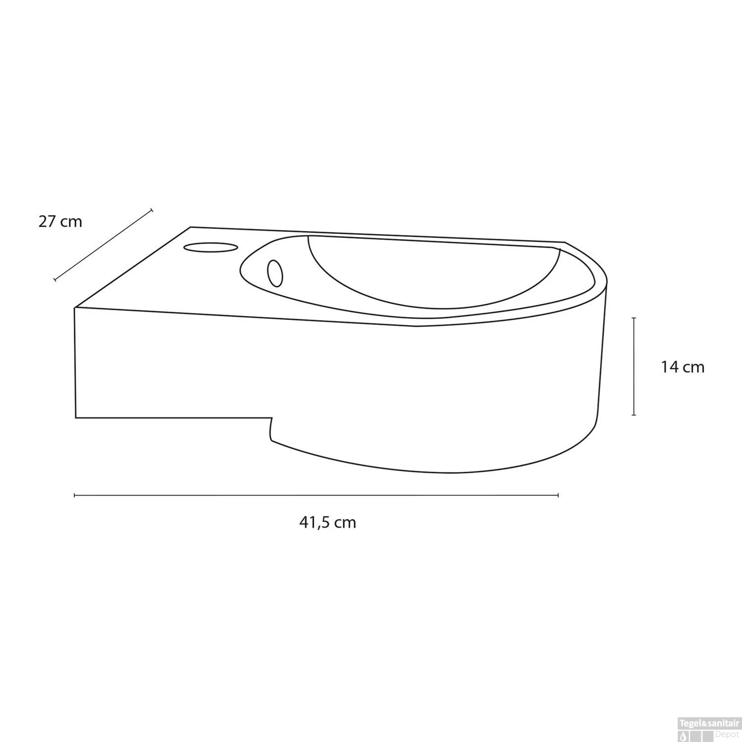 Fonteinset Differnz Appollo Links 14x27x41 Cm Keramiek Wit (inclusief Kraan Sifon En Afvoer) 4 Fonteinset Differnz Appollo Links 14x27x41 Cm Keramiek Wit (inclusief Kraan Sifon En Afvoer) - Afbeelding 2