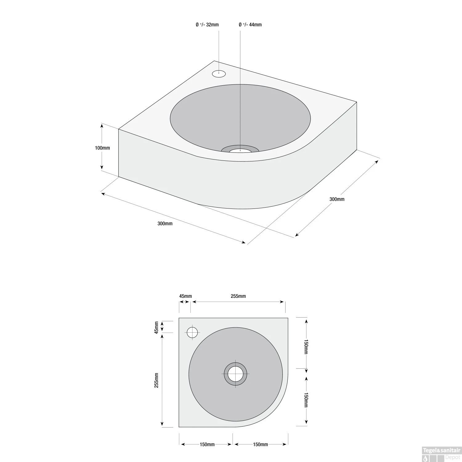 Fonteinset Boss & Wessing Viktor Natuursteen Eénhendelkraan En Sifon 30x30x10 Cm Mat Zwart 4 Fonteinset Boss & Wessing Viktor Natuursteen Eénhendelkraan En Sifon 30x30x10 Cm Mat Zwart - Afbeelding 2