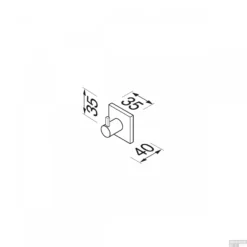 Geesa Nexx Handdoekhaak Enkel Chroom 5 Geesa Nexx Handdoekhaak Enkel Chroom -Goedkope Stijl Baden Winkel 8712163170101 geesa nexx ldra 917511 02