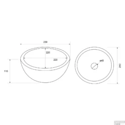 Waskom Differnz Ruz 25x11.5 Cm Beton Grijs 8 Waskom Differnz Ruz 25x11.5 Cm Beton Grijs -Goedkope Stijl Baden Winkel 8712793548523 08