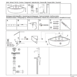 Fonteinset Differnz Keres Warm/Koud Kraan 32.5x32.5x12.5 Cm Wit -Goedkope Stijl Baden Winkel 8712793561485 fonteinset differnz keres warmkoud kraan 32.5x32.5x12.5 cm wit 02