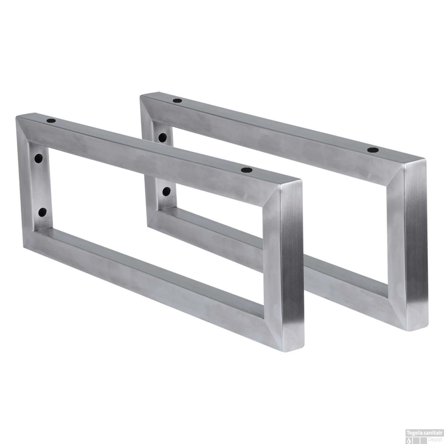 Ophangbeugel Differnz 2.5x44x15 Cm RVS 4 Ophangbeugel Differnz 2.5x44x15 Cm RVS - Afbeelding 2