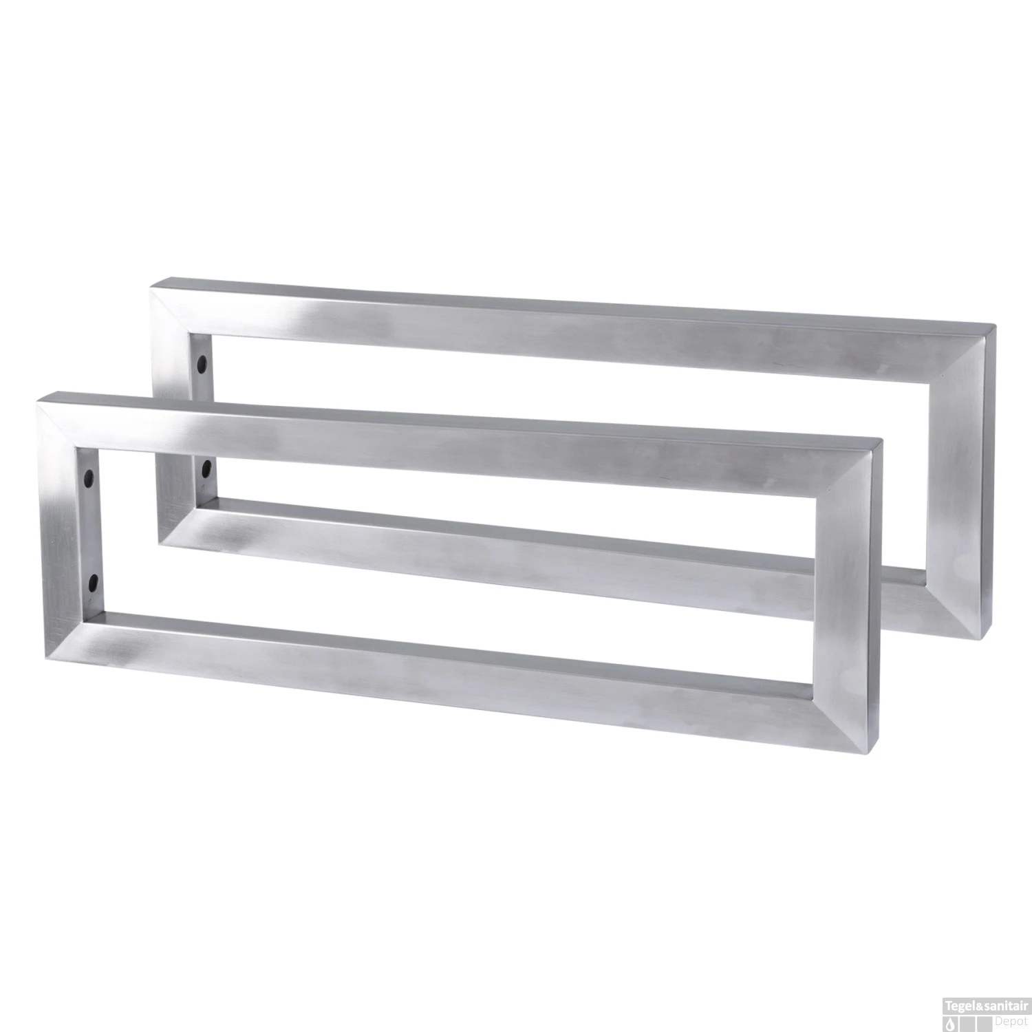 Ophangbeugel Differnz 2.5x44x15 Cm RVS 3 Ophangbeugel Differnz 2.5x44x15 Cm RVS