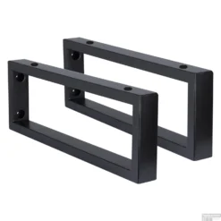 Ophangbeugel Differnz 2.5x44x15 Cm Zwart Set 2 Stuks