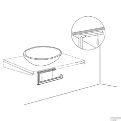 Handdoekhouder Differnz 35x14 Cm Mat Zwart 7 Handdoekhouder Differnz 35x14 Cm Mat Zwart -Goedkope Stijl Baden Winkel 8712793563038 handdoekhouder differnz 35x14 cm mat zwart 1