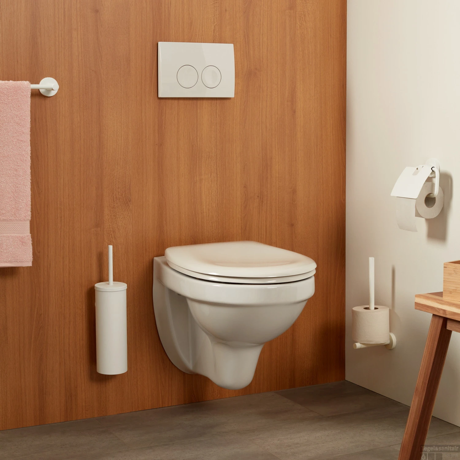 Toiletborstel Haceka Kosmos 38x10 Cm Metaal Mat Wit 4 Toiletborstel Haceka Kosmos 38x10 Cm Metaal Mat Wit - Afbeelding 2