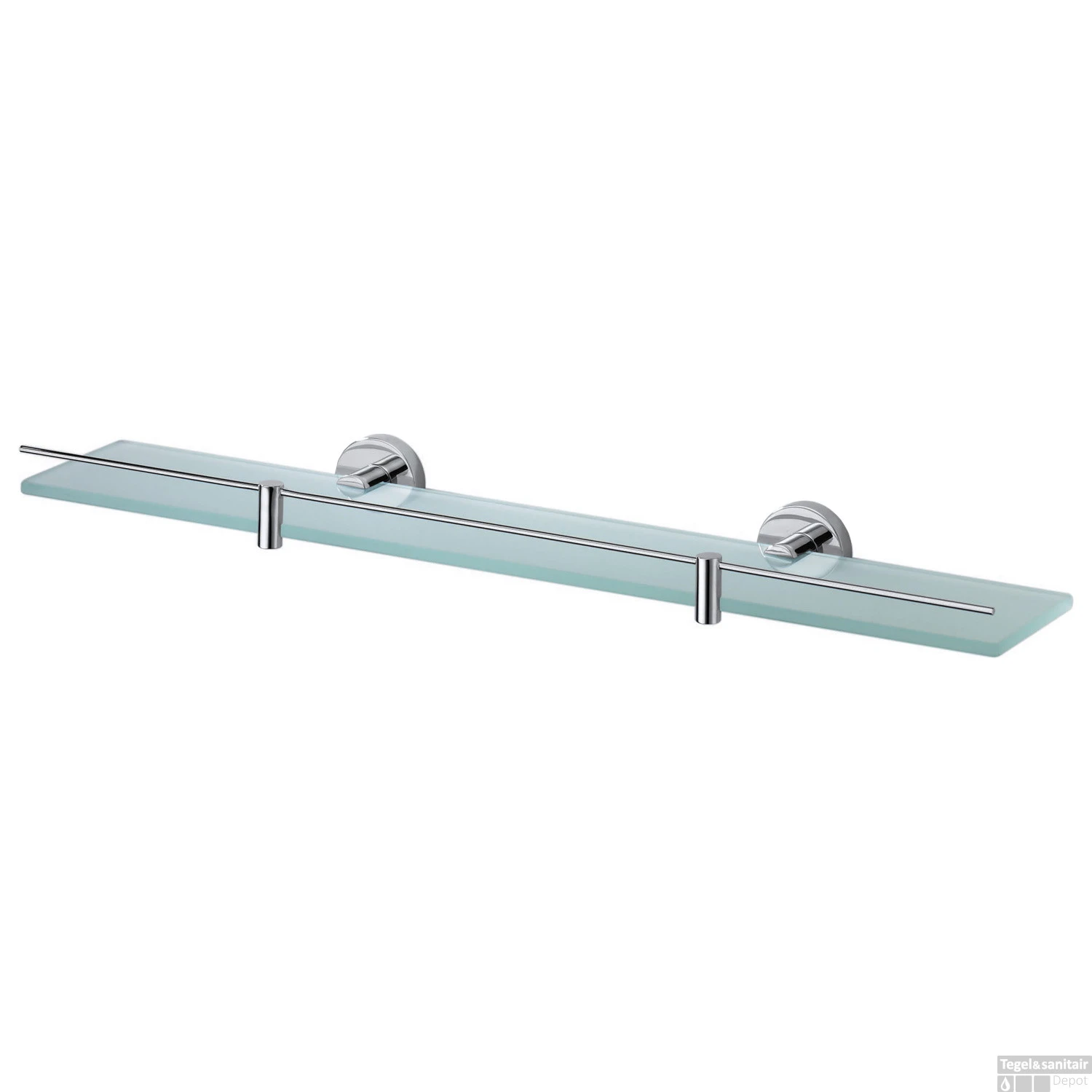 Planchet Haceka Kosmos Glas 60x10 Cm Chroom 3 Planchet Haceka Kosmos Glas 60x10 Cm Chroom