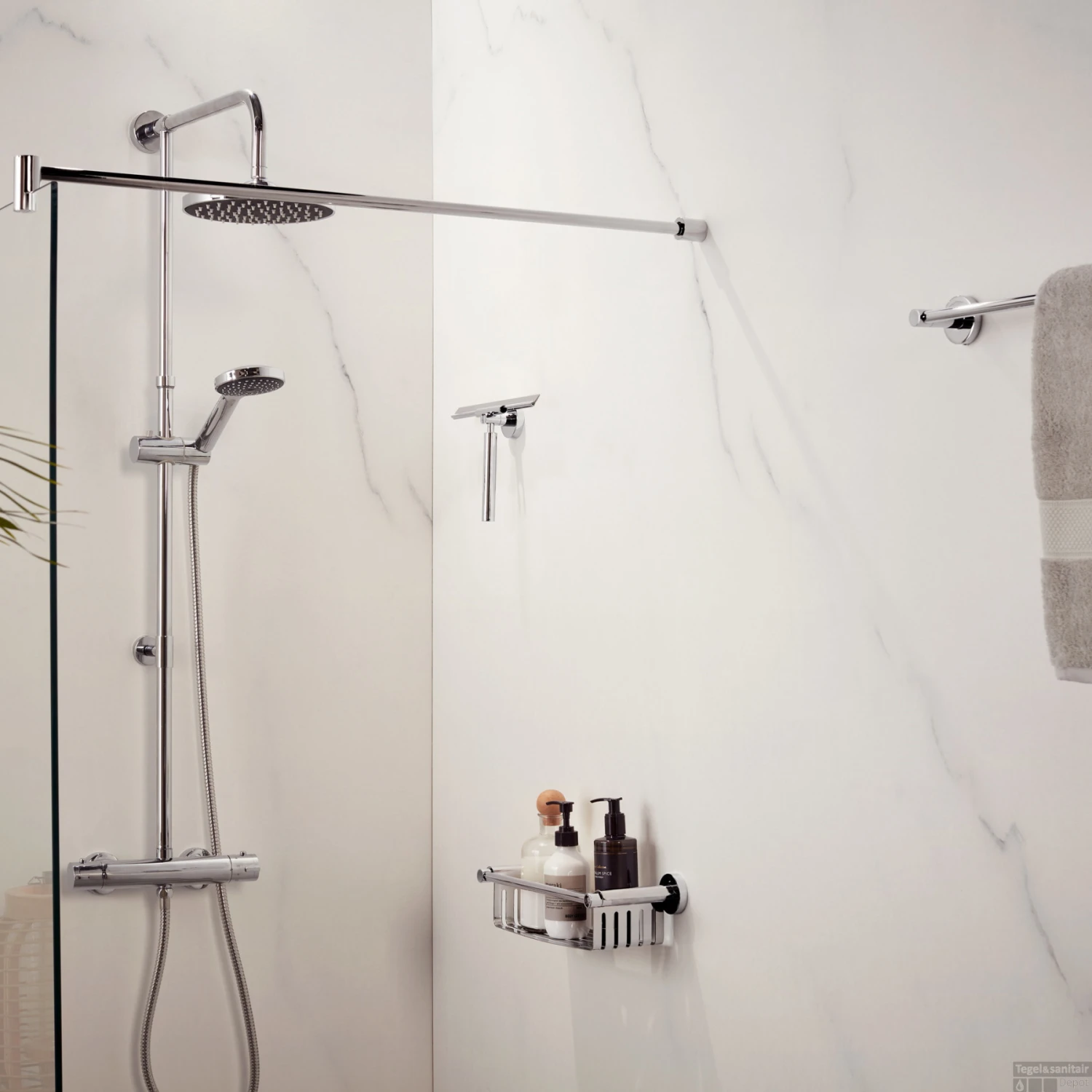 Wisserset Haceka Kosmos Met Ophanging Chroom 4 Wisserset Haceka Kosmos Met Ophanging Chroom - Afbeelding 2