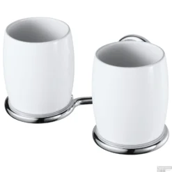 Bekerhouder Dubbel Haceka Allure Chroom