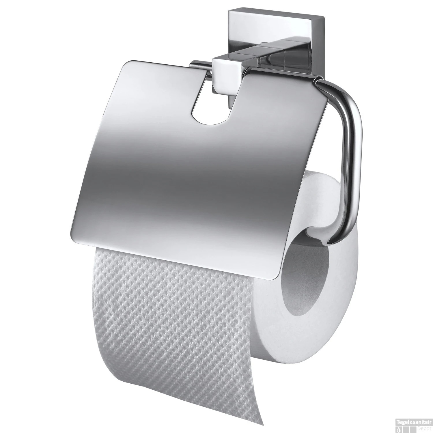Toiletrolhouder Haceka Mezzo Met Klep Chroom 3 Toiletrolhouder Haceka Mezzo Met Klep Chroom