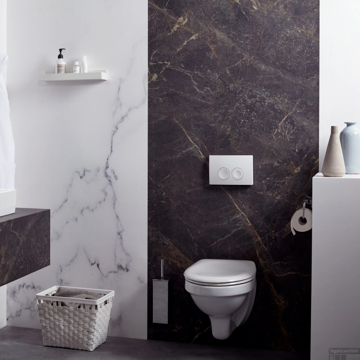 Toiletborstelset Haceka Mezzo Hangend Chroom 4 Toiletborstelset Haceka Mezzo Hangend Chroom - Afbeelding 2