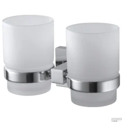 Glashouder Dubbel Haceka Mezzo Chroom