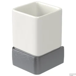 Bekerhouder Haceka Aline Grey 7,4x11,4 Cm Keramiek Mat Grijs