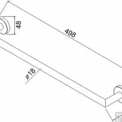Geesa Nemox Wandhanddoekhouder 45 Cm. Chroom 5 Geesa Nemox Wandhanddoekhouder 45 Cm. Chroom -Goedkope Stijl Baden Winkel 87205