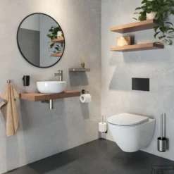 Toiletrolhouder Zonder Klep Tiger Cooper RVS Geborsteld / Zwart -Goedkope Stijl Baden Winkel 8720553004653 4