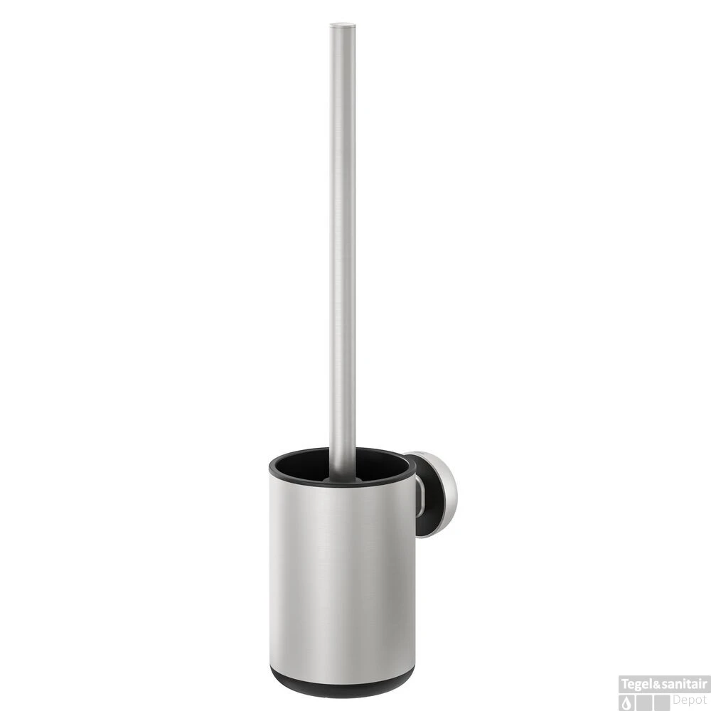 Toiletborstel Met Houder Tiger Cooper RVS Geborsteld / Zwart 3 Toiletborstel Met Houder Tiger Cooper RVS Geborsteld / Zwart