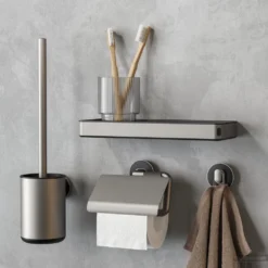 Toiletborstel Met Houder Tiger Cooper RVS Geborsteld / Zwart 13 Toiletborstel Met Houder Tiger Cooper RVS Geborsteld / Zwart -Goedkope Stijl Baden Winkel 8720553004714 5