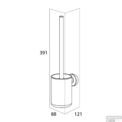 Toiletborstel Met Houder Tiger Cooper RVS Geborsteld / Zwart 12 Toiletborstel Met Houder Tiger Cooper RVS Geborsteld / Zwart -Goedkope Stijl Baden Winkel 8720553004714 7