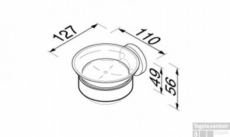 Geesa Tone Zeephouder Met Losse Inzet Chroom 4 Geesa Tone Zeephouder Met Losse Inzet Chroom - Afbeelding 2