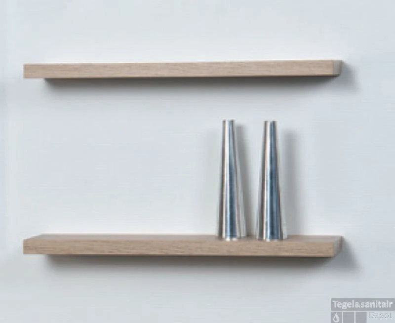 B&w-luxury Sentire Planchet 60 X 15 Cm. Echt Hout Eiken 4 B&w-luxury Sentire Planchet 60 X 15 Cm. Echt Hout Eiken - Afbeelding 2