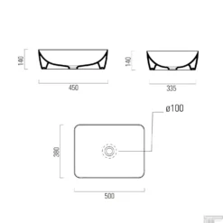 Waskom Sapho Sand Rechthoek 50x38x14 Cm Keramiek Mat Bruin 7 Waskom Sapho Sand Rechthoek 50x38x14 Cm Keramiek Mat Bruin -Goedkope Stijl Baden Winkel 903705 waskom sapho sand rechthoek 50x38x14 cm keramiek mat bruin 2