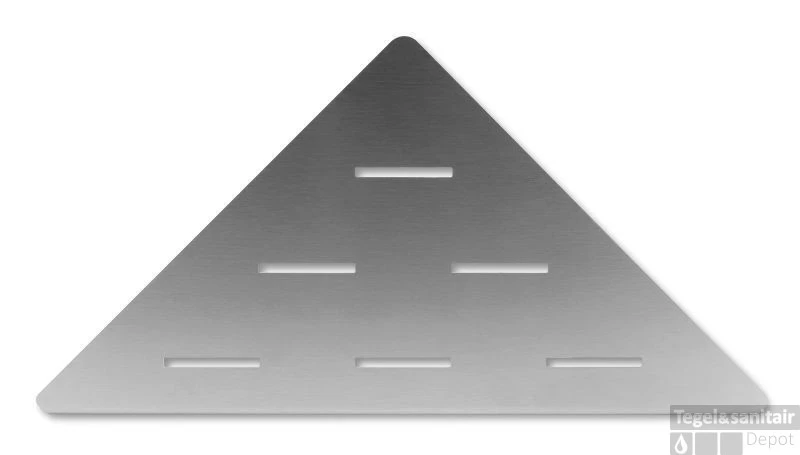 Looox Corner Shelf Hoekplanchet 30 X 22 Cm. Rvs Geborsteld 3 Looox Corner Shelf Hoekplanchet 30 X 22 Cm. Rvs Geborsteld