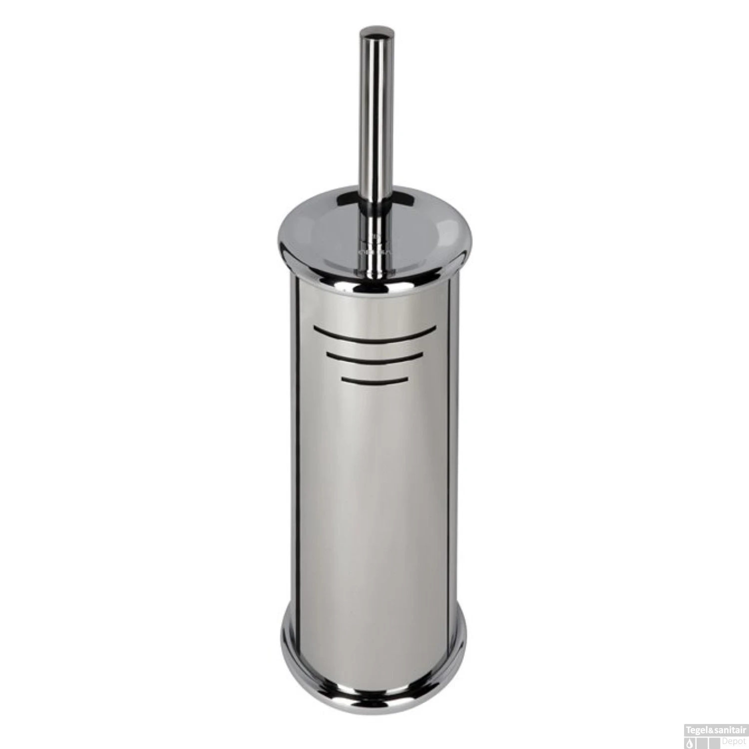 Closetborstelhouder Staand Model Met Witte Borstel Geesa Hotel Chroom 3 Closetborstelhouder Staand Model Met Witte Borstel Geesa Hotel Chroom