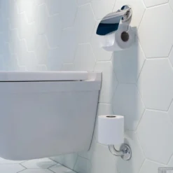 Toiletrolhouder Met Klep Rond Geesa Chroom -Goedkope Stijl Baden Winkel 915308 02 sfeer 1