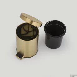 Pedaalemmer Geesa Hotel Vrijstaand 3 Liter RVS Geborsteld Goud -Goedkope Stijl Baden Winkel 91634 07 sfeer 3