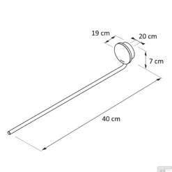 Handdoekrek 1 Arm Geesa Opal Goud Geborsteld 8 Handdoekrek 1 Arm Geesa Opal Goud Geborsteld -Goedkope Stijl Baden Winkel 917205 05 tekening 2