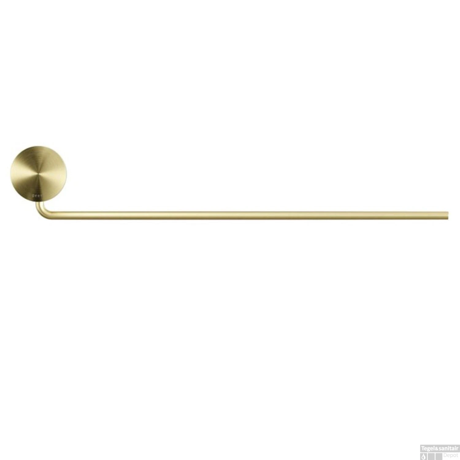 Handdoekrek 1 Arm Geesa Opal Goud Geborsteld 4 Handdoekrek 1 Arm Geesa Opal Goud Geborsteld - Afbeelding 2