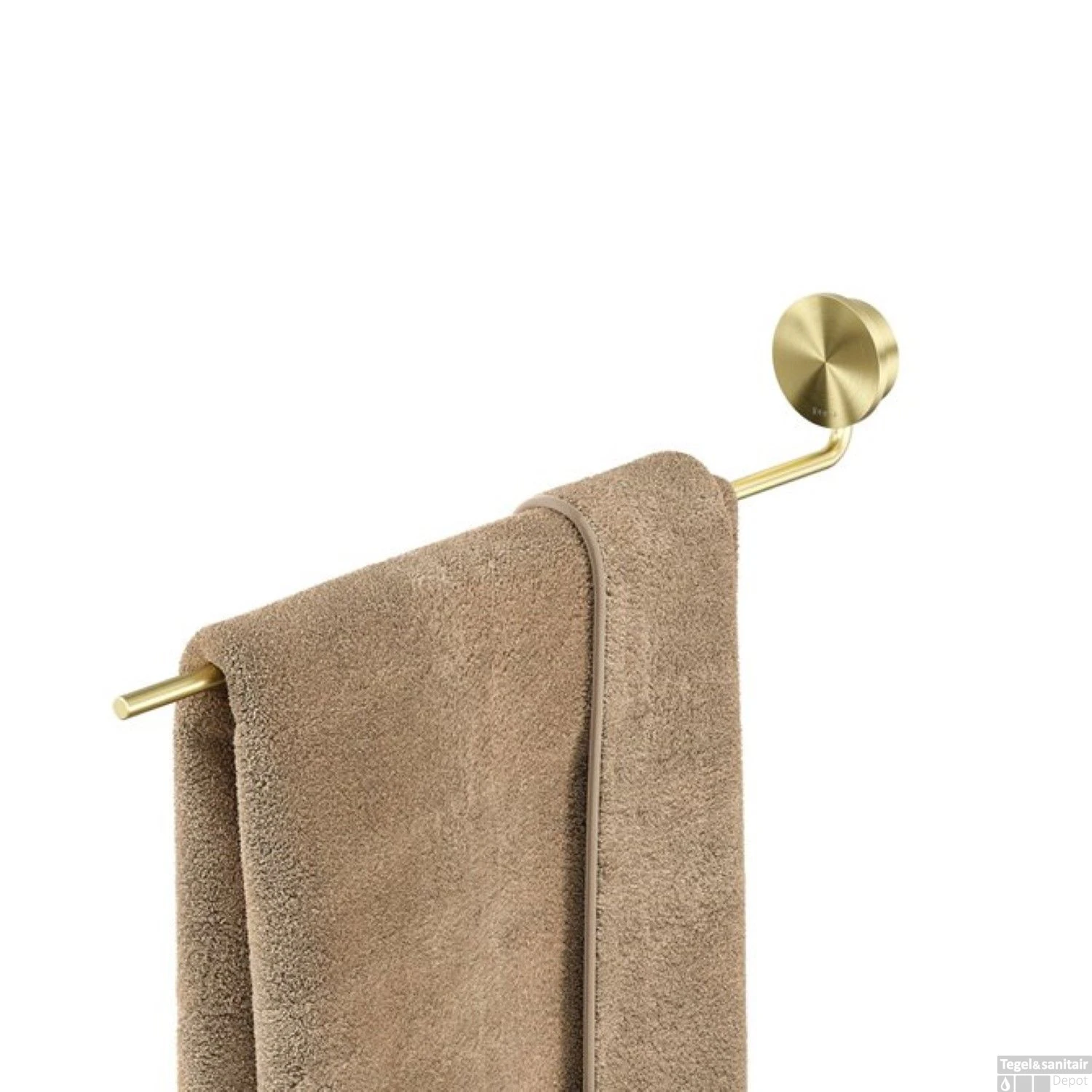 Handdoekrek 1 Arm Geesa Opal Goud Geborsteld 3 Handdoekrek 1 Arm Geesa Opal Goud Geborsteld