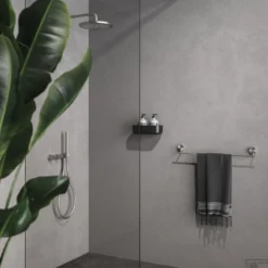 Handdoekrek Geesa Opal RVS Geborsteld 60 Cm -Goedkope Stijl Baden Winkel 917207 05 60 sfeer