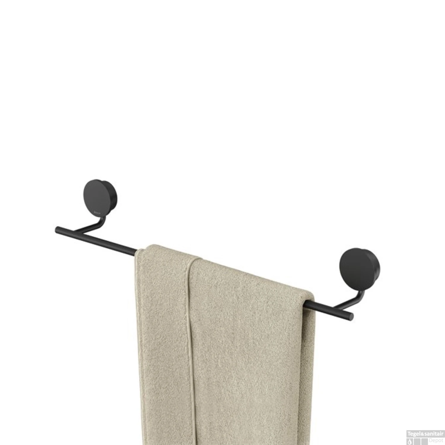 Handdoekrek Geesa Opal 45 Cm Zwart 3 Handdoekrek Geesa Opal 45 Cm Zwart