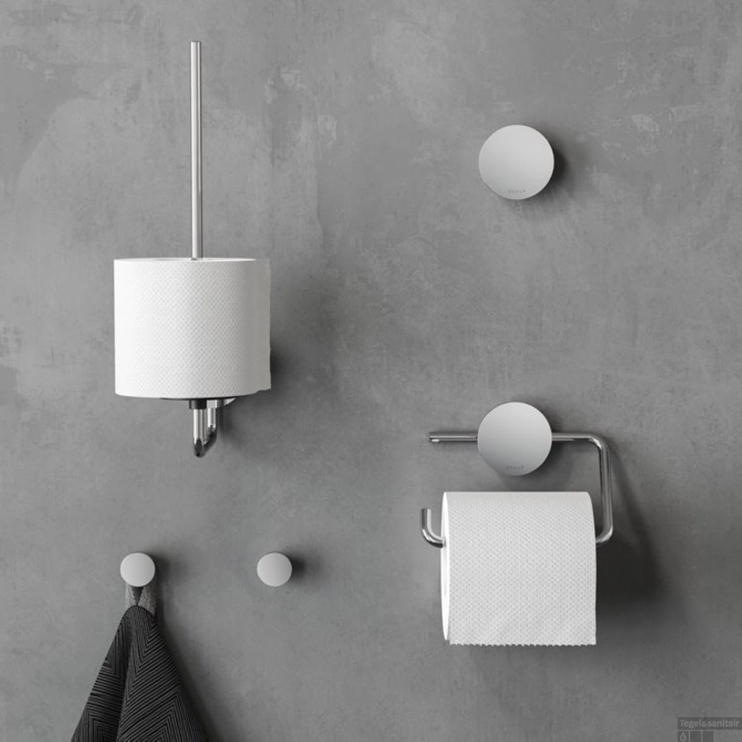 Toiletrolhouder Geesa Opal Chroom 5 Toiletrolhouder Geesa Opal Chroom - Afbeelding 3