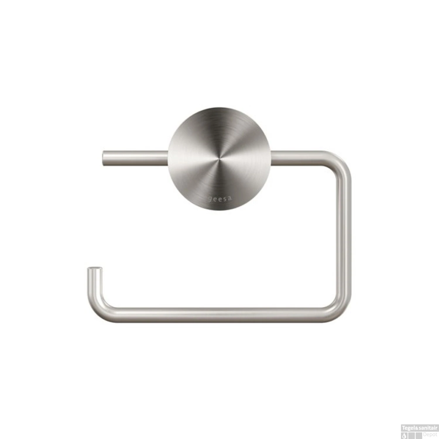 Toiletrolhouder Zonder Klep Geesa Opal RVS Geborsteld 4 Toiletrolhouder Zonder Klep Geesa Opal RVS Geborsteld - Afbeelding 2