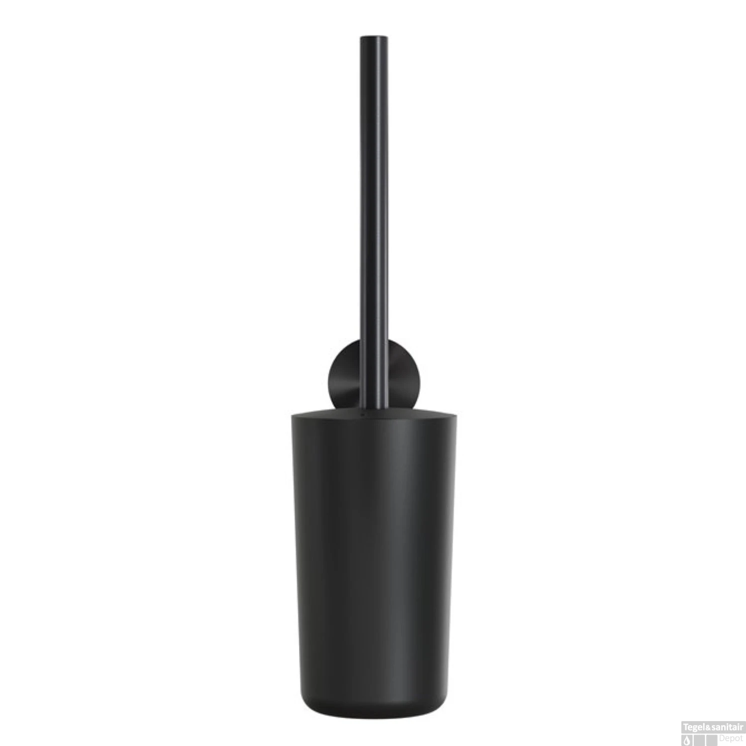 Toiletborstel Met Houder Geesa Opal Zwart Metaal Geborsteld 4 Toiletborstel Met Houder Geesa Opal Zwart Metaal Geborsteld - Afbeelding 2