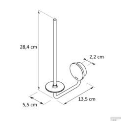 Reserverolhouder Geesa Opal Chroom 9 Reserverolhouder Geesa Opal Chroom -Goedkope Stijl Baden Winkel 917212 02 tekening