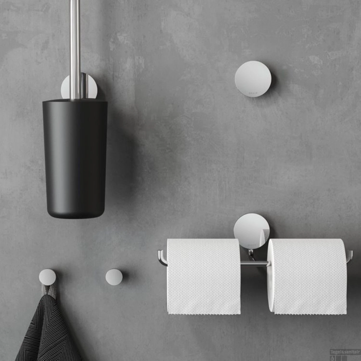 Handdoekhaak Klein Geesa Opal Chroom 5 Handdoekhaak Klein Geesa Opal Chroom - Afbeelding 3