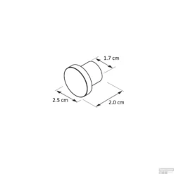 Handdoekhaak Klein Geesa Opal Chroom 9 Handdoekhaak Klein Geesa Opal Chroom -Goedkope Stijl Baden Winkel 917213 02 tekening 1