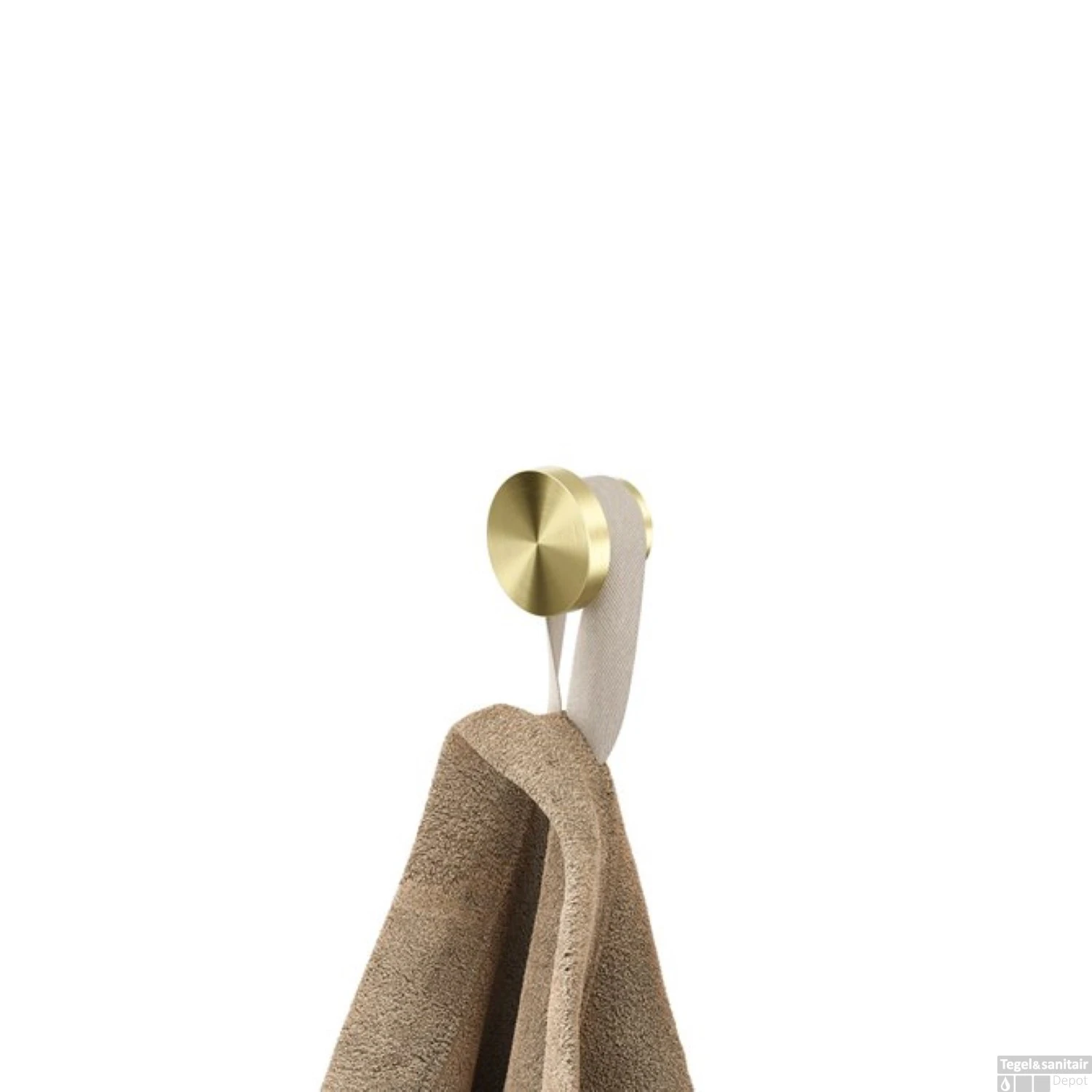 Handdoekhaak Klein Geesa Opal Goud Geborsteld 3 Handdoekhaak Klein Geesa Opal Goud Geborsteld