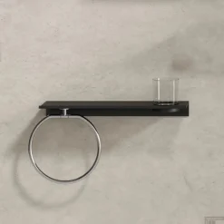 Planchet Met Handdoekring Geesa Leev 40 Cm Zwart Chroom 10 Planchet Met Handdoekring Geesa Leev 40 Cm Zwart Chroom -Goedkope Stijl Baden Winkel 918204 02 400 sfeer 1