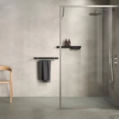 Planchet Met Handdoekrek Geesa Leev 60 Cm RVS Zwart -Goedkope Stijl Baden Winkel 918207 05 600 sfeer 3