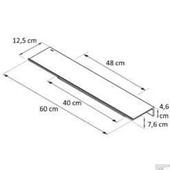 Planchet Met Handdoekrek Geesa Leev 60 Cm Zwart 11 Planchet Met Handdoekrek Geesa Leev 60 Cm Zwart -Goedkope Stijl Baden Winkel 918207 06 600 tekening