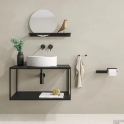 Planchet Met Toiletrolhouder Met Klep Geesa Leev 28 Cm Zwart 9 Planchet Met Toiletrolhouder Met Klep Geesa Leev 28 Cm Zwart -Goedkope Stijl Baden Winkel 918208 06 280 sfeer 2