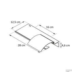 Planchet Met Toiletrolhouder Met Klep Geesa Leev 28 Cm Zwart 11 Planchet Met Toiletrolhouder Met Klep Geesa Leev 28 Cm Zwart -Goedkope Stijl Baden Winkel 918208 06 280 tekening