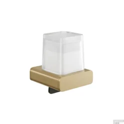 Zeepdispenser Geesa Shift Met Gesatineerd Glas 200 Ml Goud