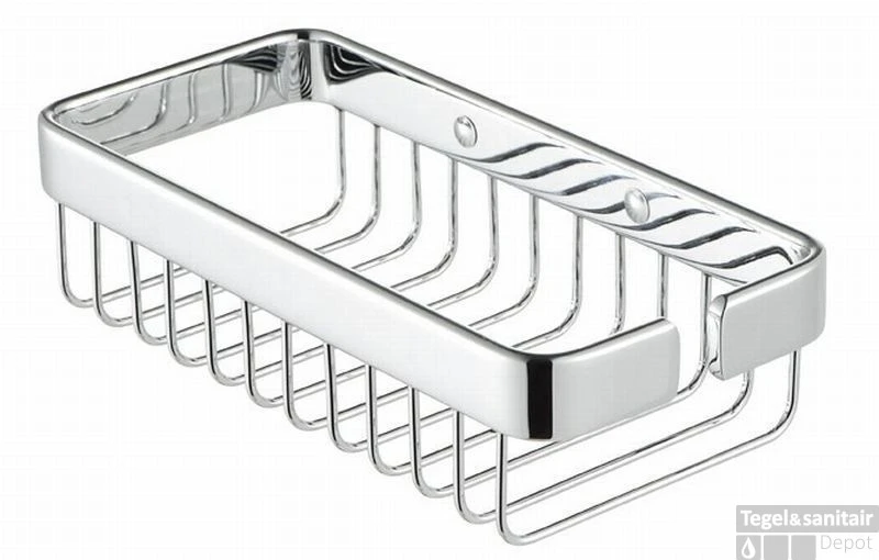 Geesa Basket Fles- En Sponshouder 190x90 Mm. Chroom 3 Geesa Basket Fles- En Sponshouder 190x90 Mm. Chroom